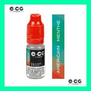 eliquide ecg americain menthe 10 ml pour cigarette electronique