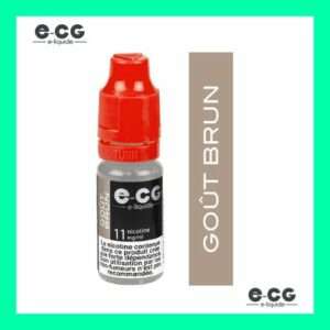 eliquide ecg brun 10 ml pour cigarette electronique