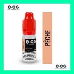 eliquide ecg peche 10 ml pour cigarette electronique