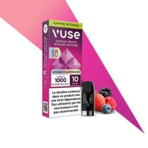 VUSE RELOAD 1000 SAVEUR FRUITS ROUGES INTENSE 1 PO