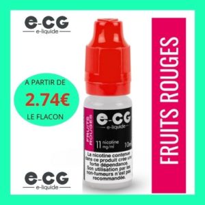 E-liquide e-cg initiale fruits rouges liquide ecg