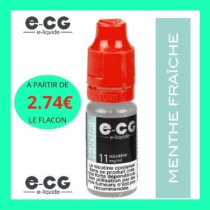 E-liquide e-cg initiale menthe fraiche liquide ecg