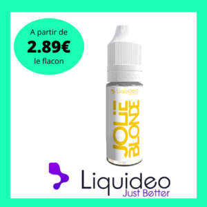 E-liquide liquideo jolie blonde 10ml leplaisirdelavape.fr