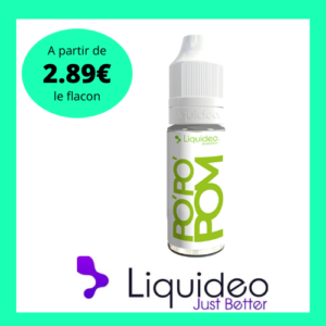 E-liquide liquideo po’po’pom 10ml leplaisirdelavape.fr