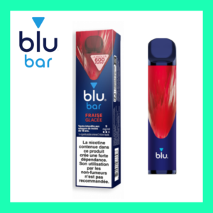 blu bar fraise glacée 9mg