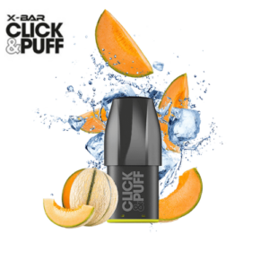 Pod X-BAR Click & Puff  Refills Melon Glacé