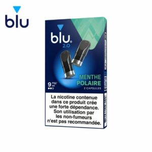 recharges capsules blu 2.0 menthe polaire 9mg 18mg