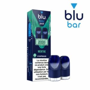 Capsules Blu Bar Pods Menthe 9mg/ml