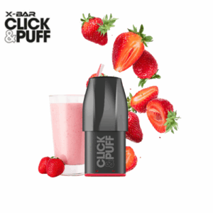 Pod X-BAR Click & Puff Milkshake Fraise